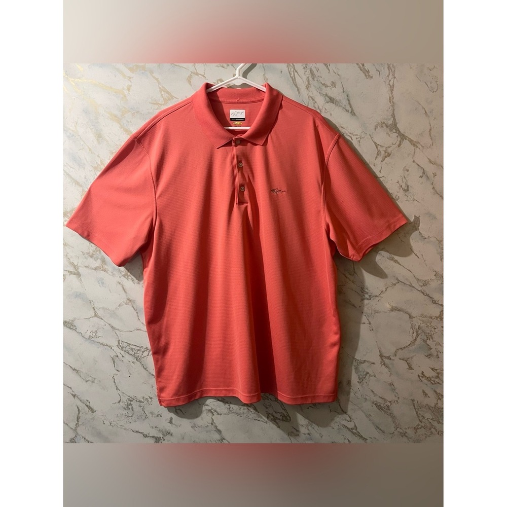 Greg Norman Collection Coral Polo Shirt - Short Sleeve Men's XXL